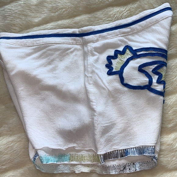 Tamara Catz embroidered gauze Shorts size 10 - Picture 11 of 13